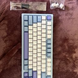 Rainy 75 CNC Aluminum HMX/JWK/Cocoa Switches Triple-Mode Connectivity Mechanical Keyboard