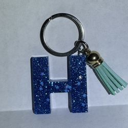 homemade letter keychain