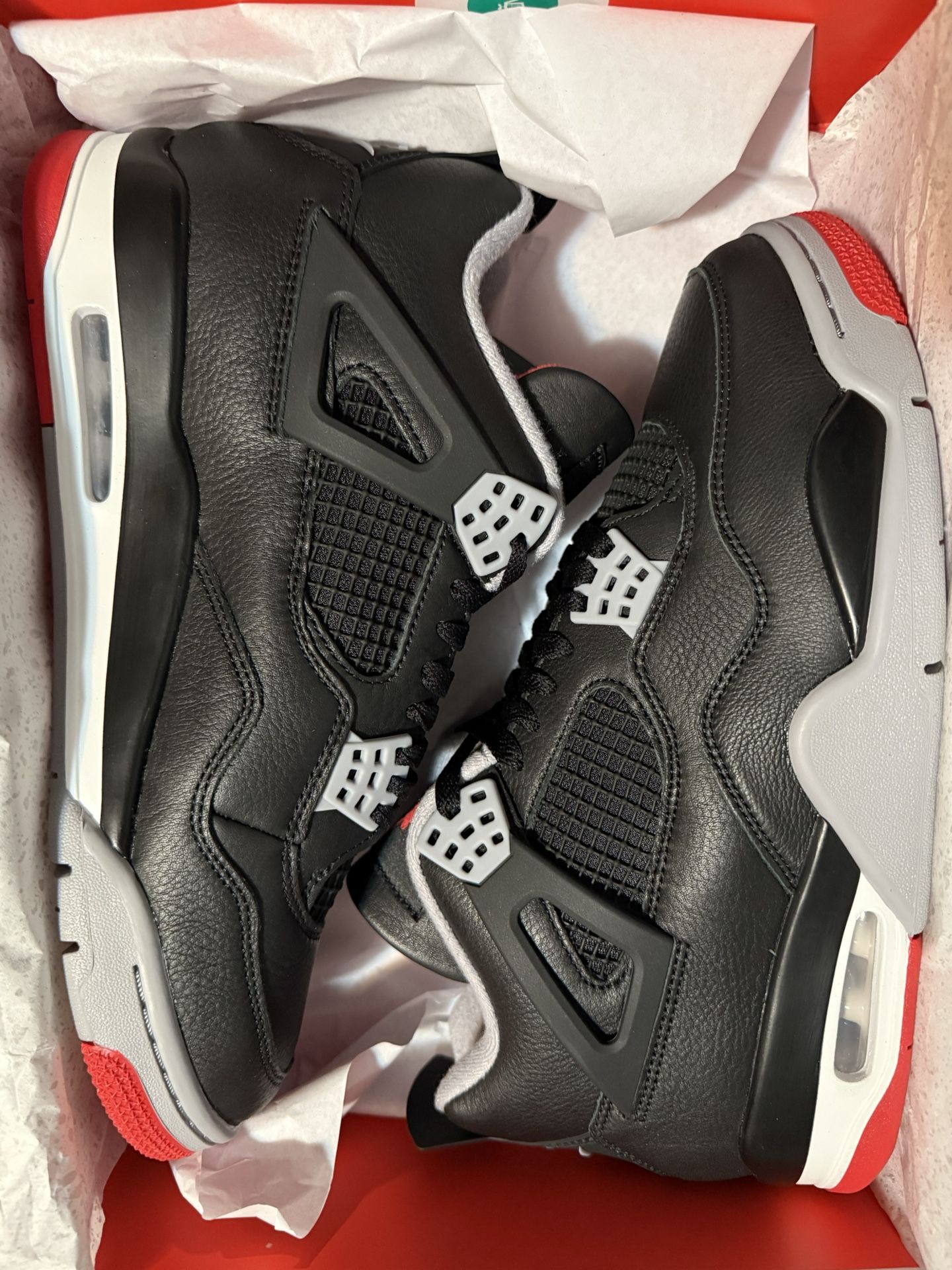 Jordan 4 ‘Bred Reimagined’ Sz 10 DS