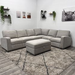 Gray Thomasville Sectional Couch - Free Delivery 