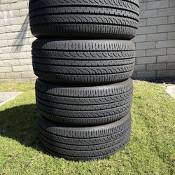 4USES TYRES YOKOHAMA       245/50/20       75%  TREAD         @$180, INSTALLED ALL4 FULL SET