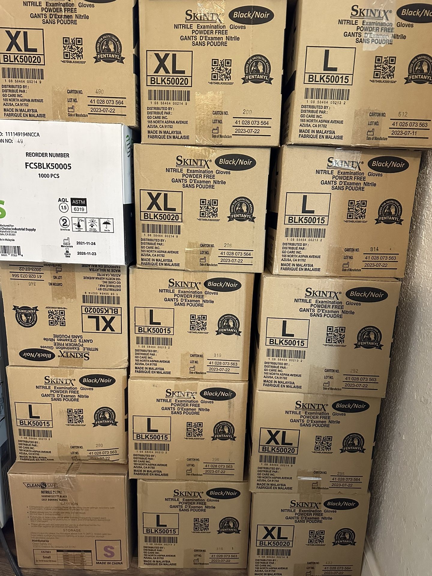 Guantes De Nitrilo Todas Las Tallas