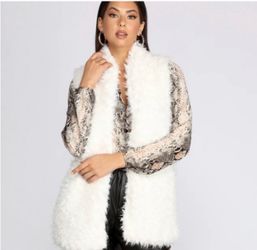 Small fuzzy vest