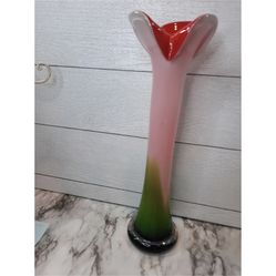 Vintage hand Blown Glass Murano type Vase