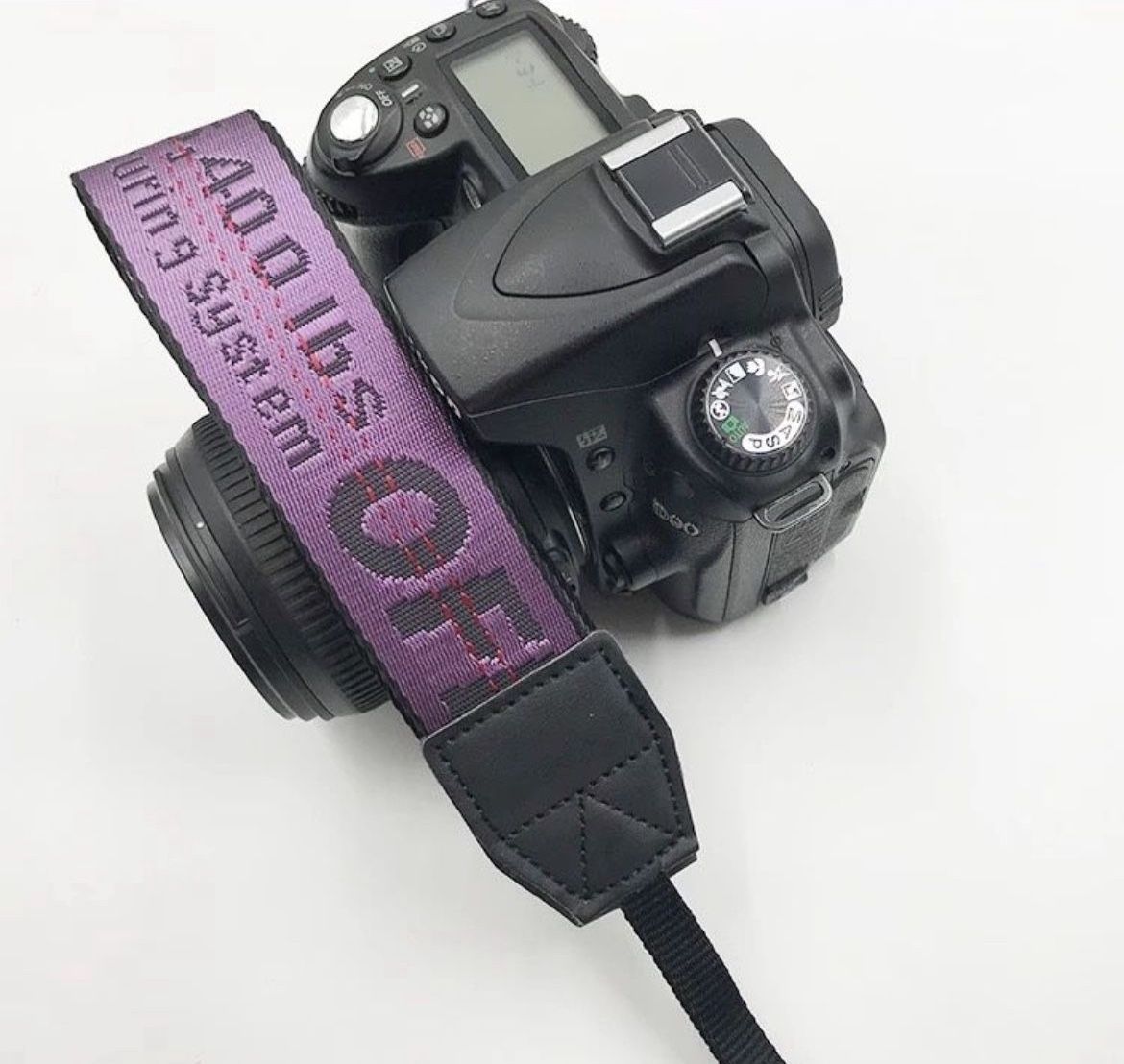 “Off-White” Camera Strap For Canon Lumix Nikon Sony Panasonic Fujifilm Olympus