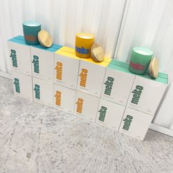 Wholesale Candle Lot – 12 Melto Luxury Soy Candles – $456 Retail Value