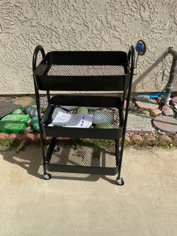 Fresno - New metal bar cart $20 firm price