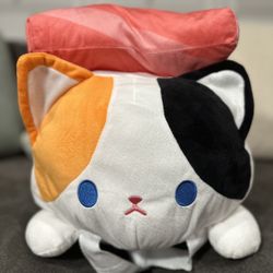 Cat Tuna Sushi Backpack 21" Super Soft Round 1 Exclusive