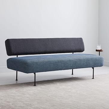 West Elm Indigo Blue Ruby Sofa 75”