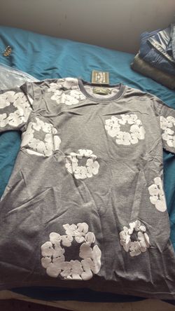 Denim tears white gray shirt
