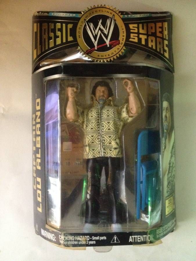 WWE Classic Superstars - Series 12: Captain Lou Albano w/TOPPS CARDS & DVD