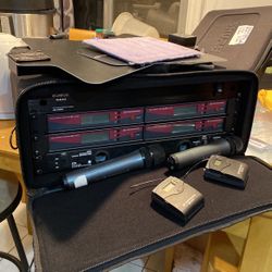 Sennheiser 4 Ew100 Receivers With Antenna Distribution And Paddle Antennas