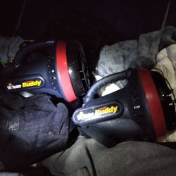Two (Little Buddy) Propane Heaters 