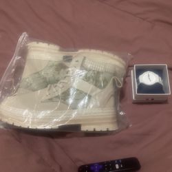 Brand New Boots And Lacoste Watch 