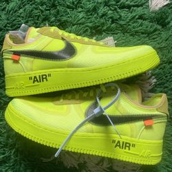 Ultra-Rare Off-White x Nike AF1 “Volt” — CFM Sample (Final Stage!)