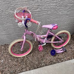 Little Girls Bike With Training Wheels