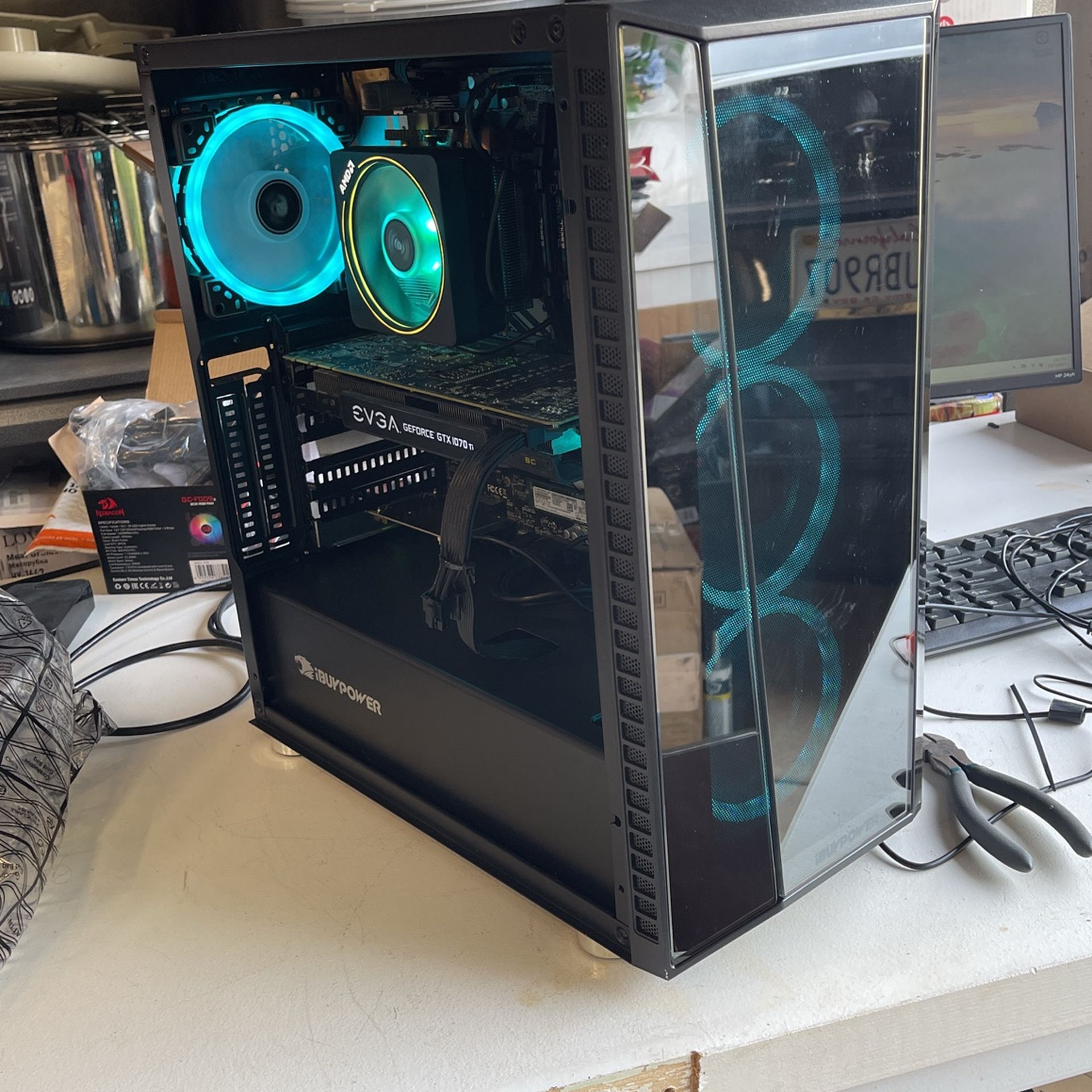 CUSTOM IBUYPOWER AMD RYZEN 7 Gaming Computer PC Desktop