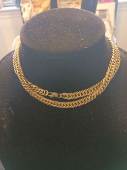 14 karat gold-plated chain Cuban 30 in Long