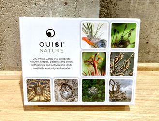 *NEW* OuiSi Nature Photo Cards Kids Creative Games Puzzles QR Codes