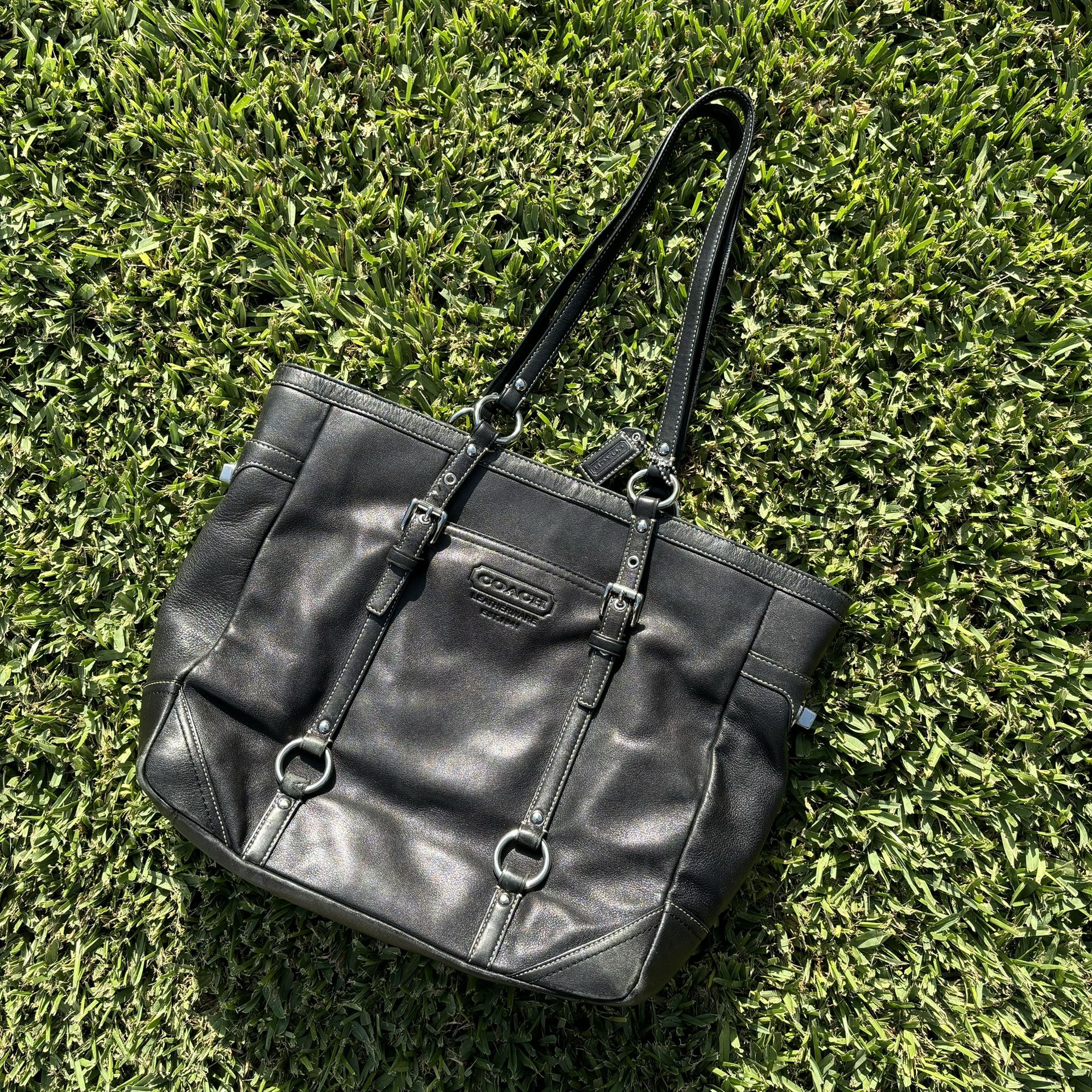 Coach Leather Tote Bag