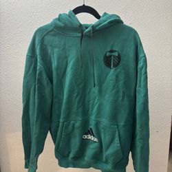 Portland Timbers Adidas Green Hoodie Size Medium