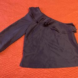 NWT J.Crew Silk One Shoulder Blouse Size 4