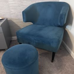 Chair and ottoman 