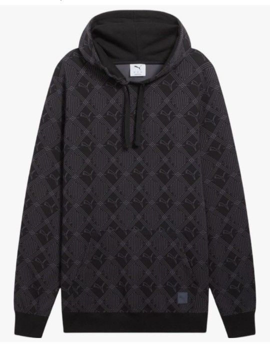 Puma Men's Graphic Hoodie - Sudadera Con Capucha Gráfica Puma Para Hombre