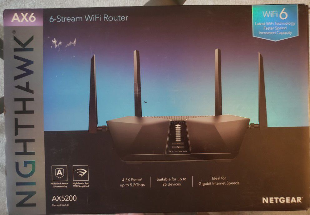Nighthawk Ax6 Wi-Fi Router