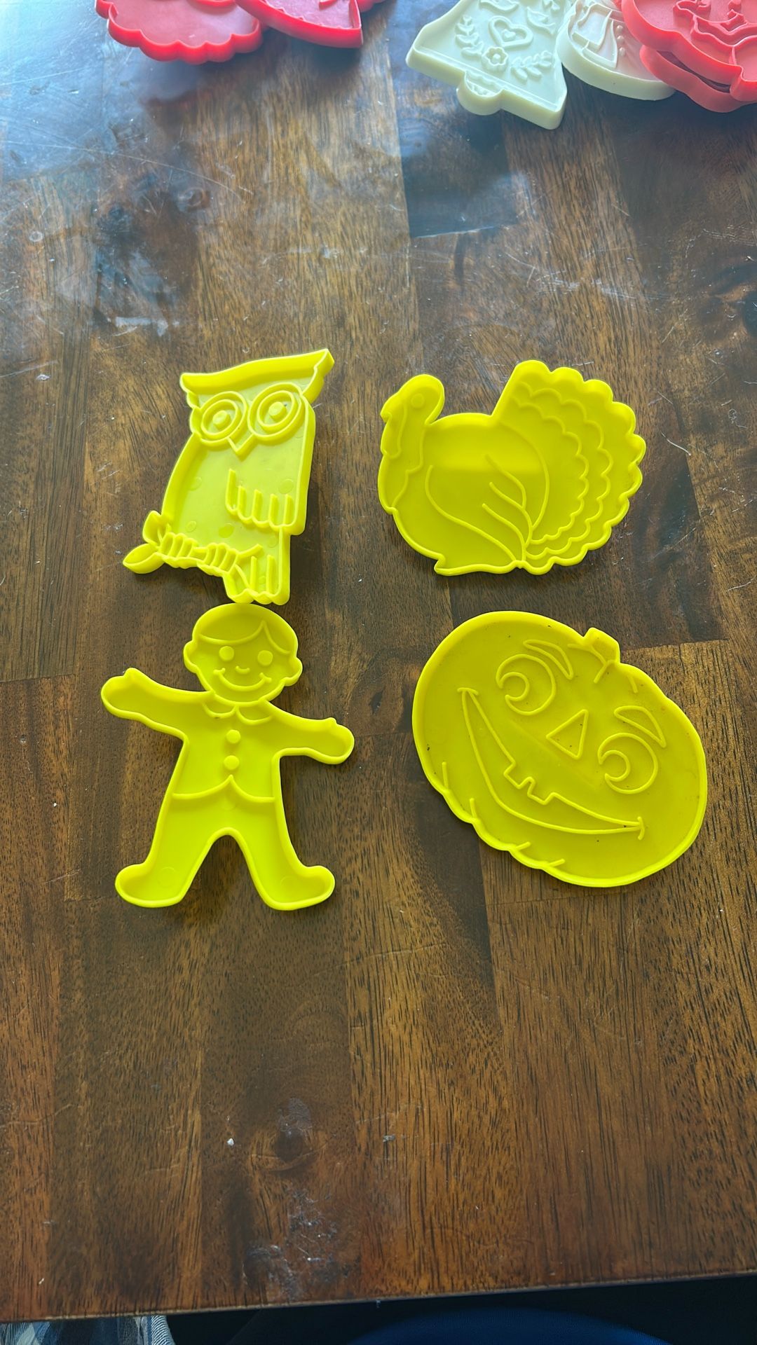 1980 Plastic Cookie Cutters