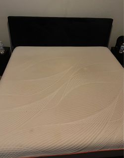 Memory Foam King bed & frame