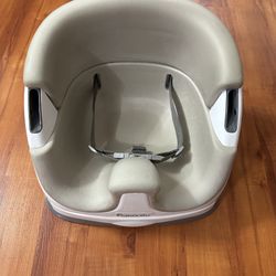 Ingenuity Baby Base 2-in-1 Booster Feeding and Floor Seat with Self-Storing Tray