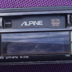 old school Alpine pullout