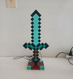 First come first pick up!!
Amazing Minecraft Diamond Sword 14 Inch Desk LED Night Light.
Only 5 dollars.
Incredible deal