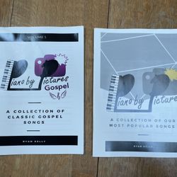 Piano By Pictures Books - $3/Both