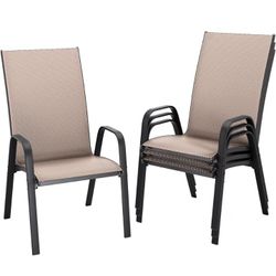 Patio Dining Chairs Set of 4