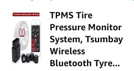 TPMS tire pressure monitor system tambay wireless