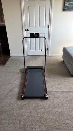 Compact Folding Treadmill with Safety Key