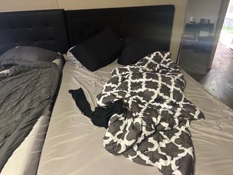Bed with frame