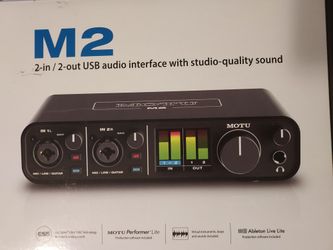 MOTU - M2 USB audio Interface