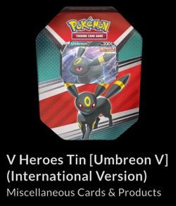Pokémon V Heroes Tin (Umbreon V)