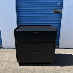 Black Wood Dresser Stand