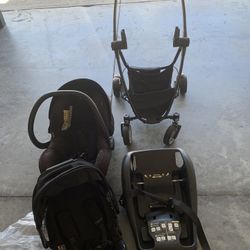 Quinny stroller and maxi cosi car sea