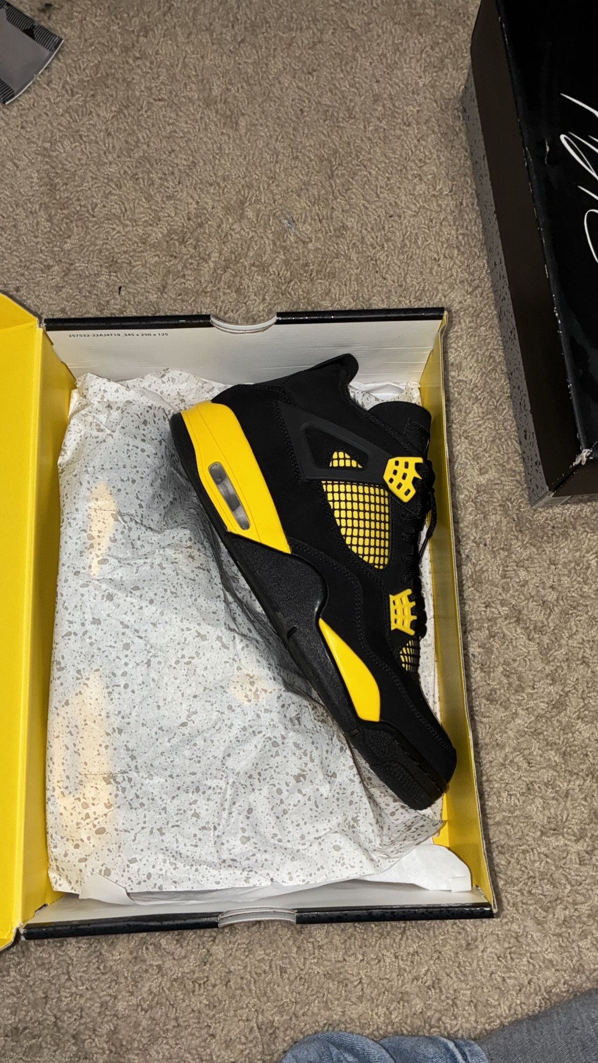 Jordan 4s “Thunder Yellow”