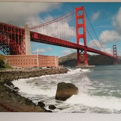 Golden Gate Bridge Photo On Canvas
