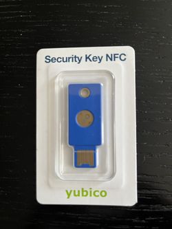 Yubico Security Key NFC (Blue) — New / Sealed