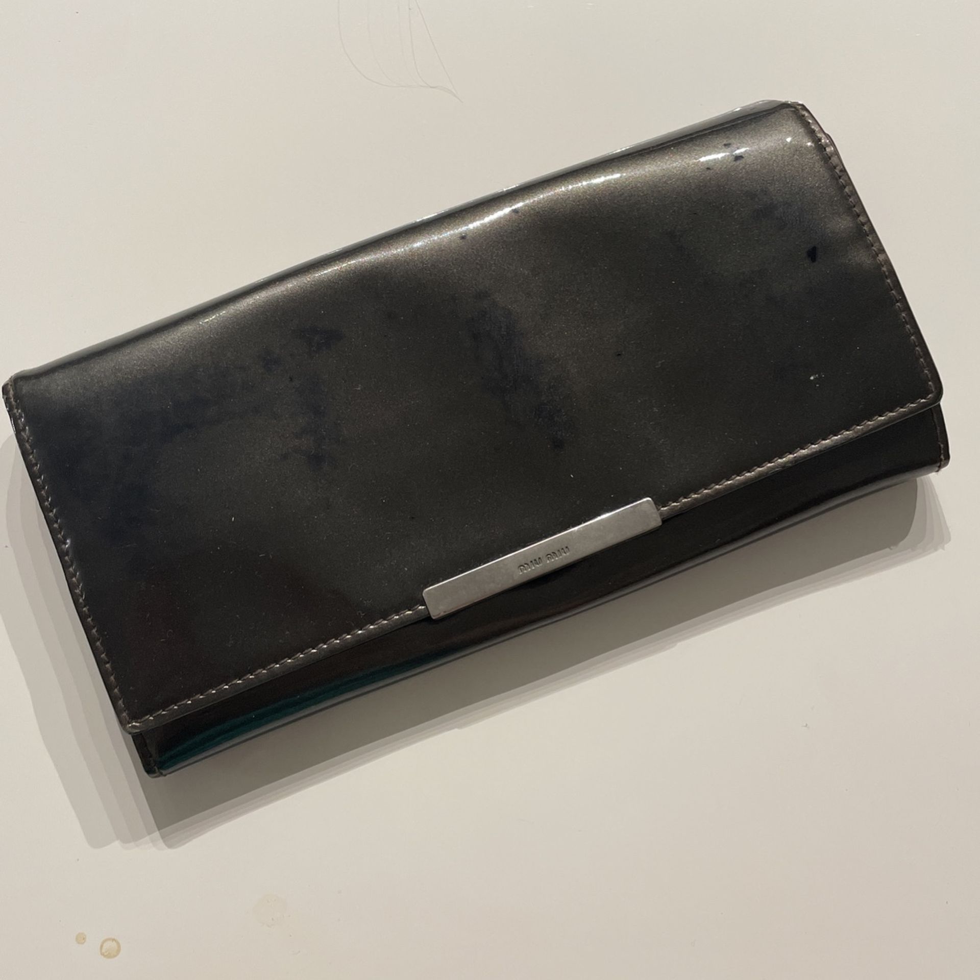 Authentic Miu miu Patent Leather Wallet