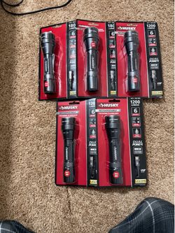 Rechargeable Husky Flashlight LED 1200 Lumen