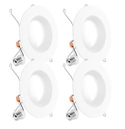 LED Recessed Lighting Retrofit Downlights – 4 Pack