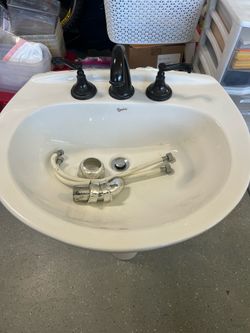 Mansfield bathroom sink with faucet